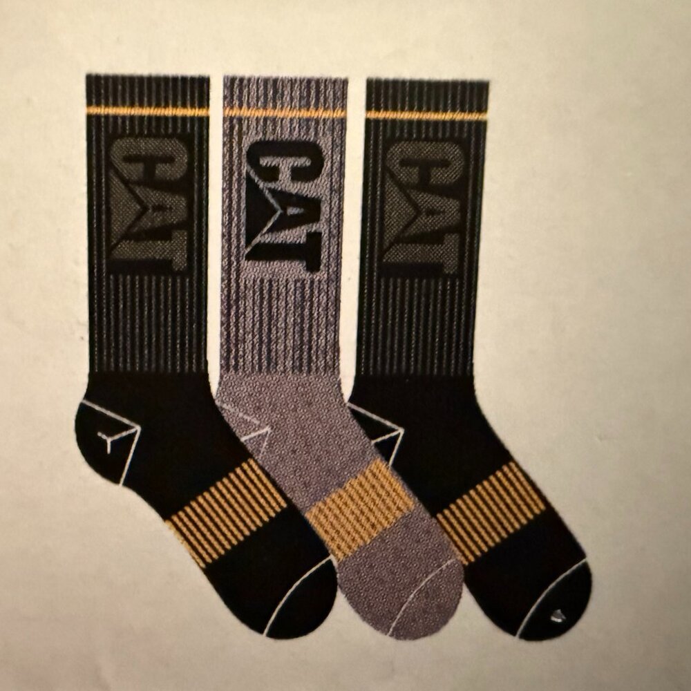3 pair Caterpillar Sock Gift Set - Free Shipping - Picture 3 of 14